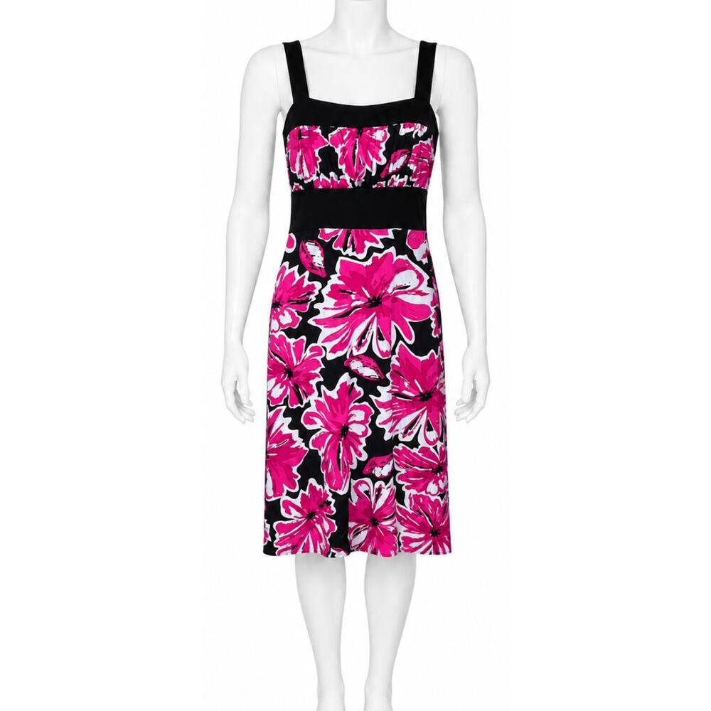 Speechless Dress S Pink Black White Floral Y2K Coquette Feminine Dark Romance